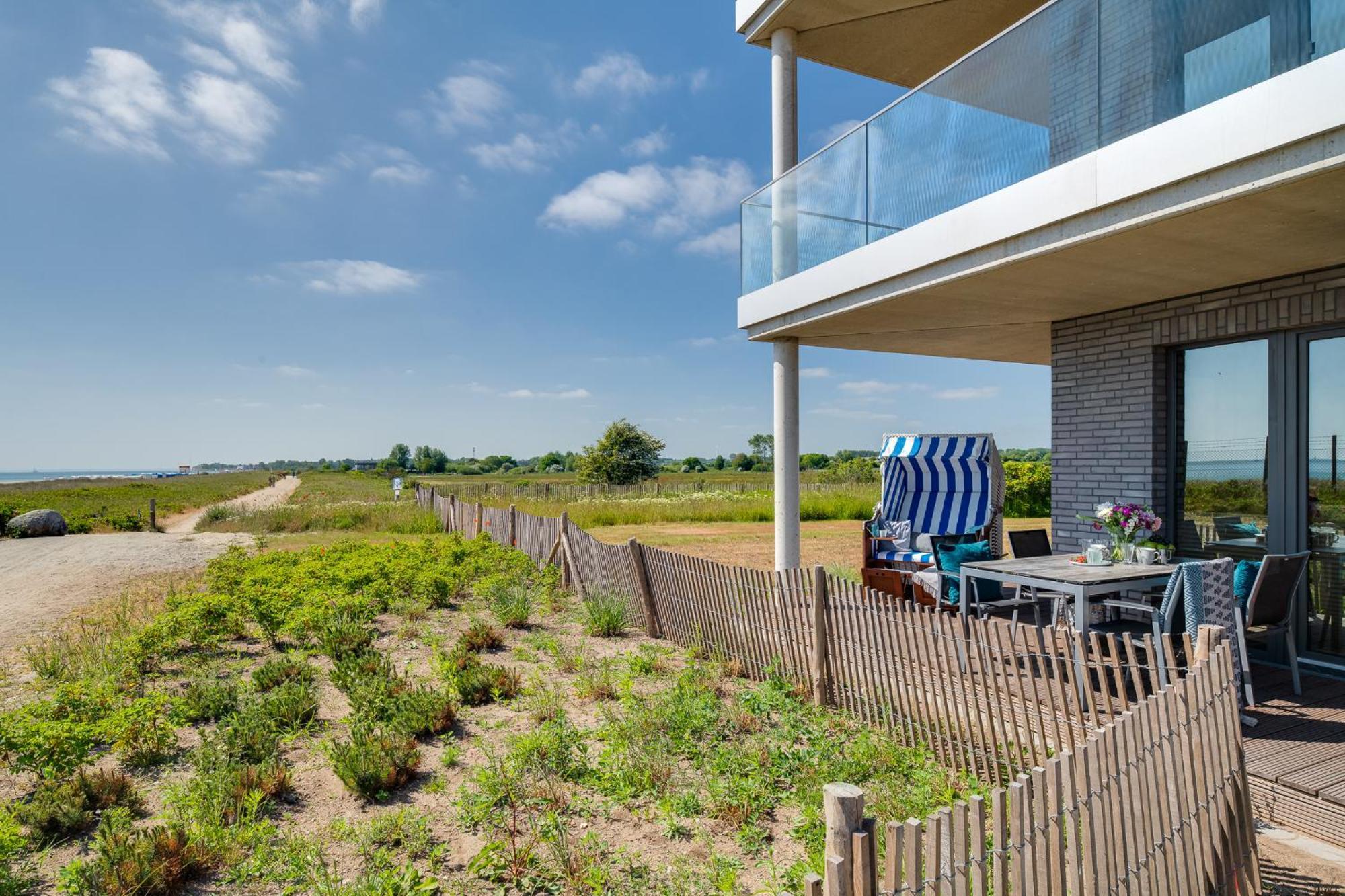 Beachterracefour- Eg, Meerblick, Terrasse, Kamin, Sauna Ольпеніц Екстер'єр фото